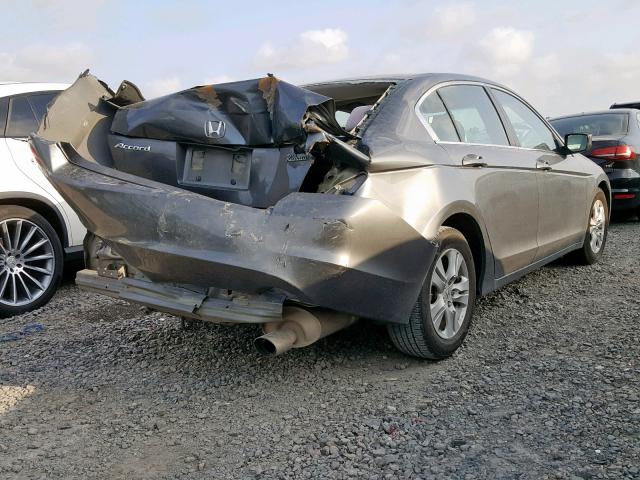 1HGCP2F46AA052101 - 2010 HONDA ACCORD LXP GRAY photo 4