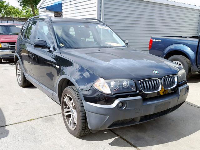 WBXPA93435WD17599 - 2005 BMW X3 3.0I BLACK photo 1