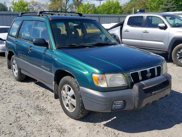 JF1SF63541H753587 - 2001 SUBARU FORESTER L GREEN photo 1