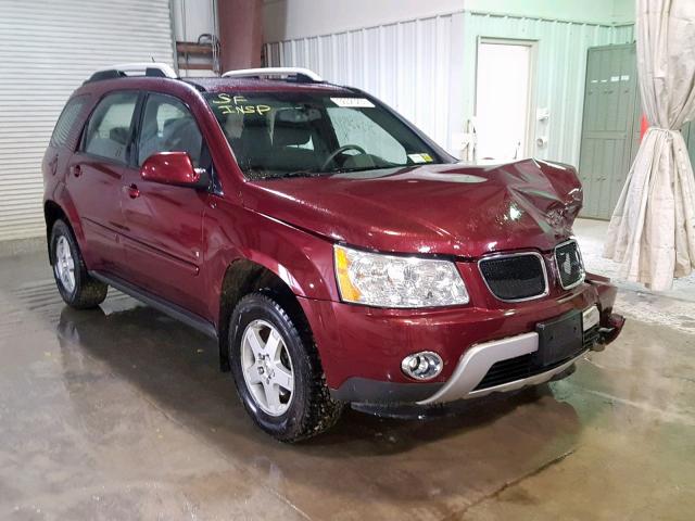 2CKDL43F796251935 - 2009 PONTIAC TORRENT MAROON photo 1