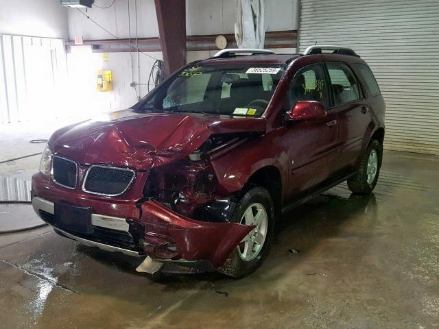 2CKDL43F796251935 - 2009 PONTIAC TORRENT MAROON photo 2