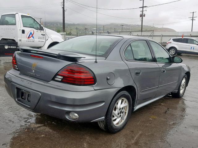 1G2NF52F04M508149 - 2004 PONTIAC GRAND AM S GRAY photo 4