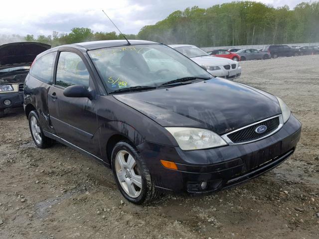 1FAHP31N96W218086 - 2006 FORD FOCUS ZX3 BLACK photo 1