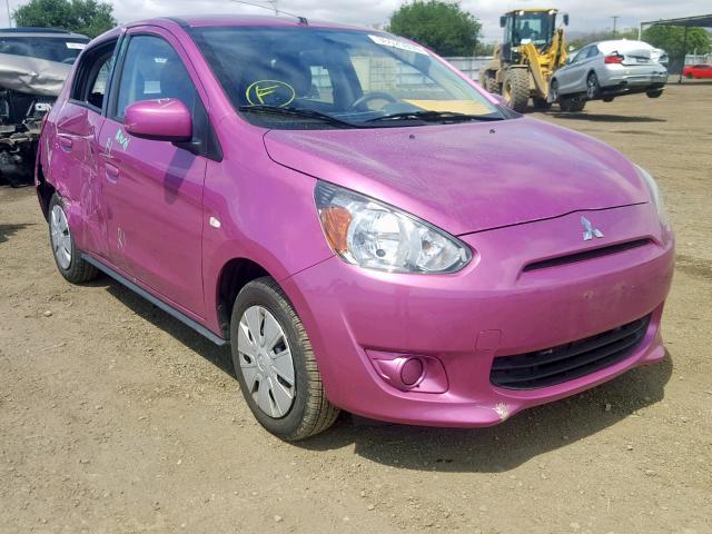 ML32A3HJ4EH010482 - 2014 MITSUBISHI MIRAGE DE PURPLE photo 1