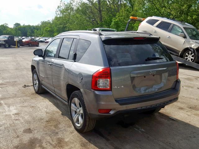 1C4NJDBB1DD222649 - 2013 JEEP COMPASS SP Сұр фото 3