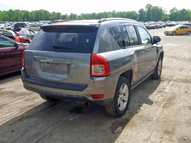 1C4NJDBB1DD222649 - 2013 JEEP COMPASS SP Сұр фото 4