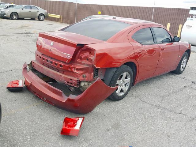 2B3KA33VX9H556180 - 2009 DODGE CHARGER SX MAROON photo 4