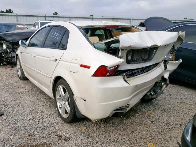 19UUA66216A069441 - 2006 ACURA 3.2TL WHITE photo 3