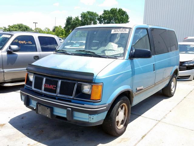 1GKDM15Z2RB552043 - 1994 GMC SAFARI TURQUOISE photo 2