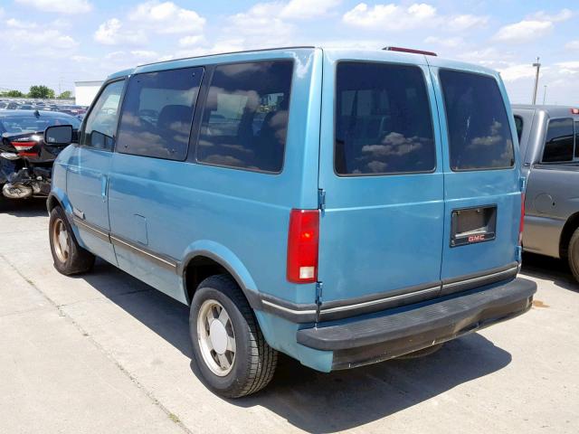 1GKDM15Z2RB552043 - 1994 GMC SAFARI TURQUOISE photo 3