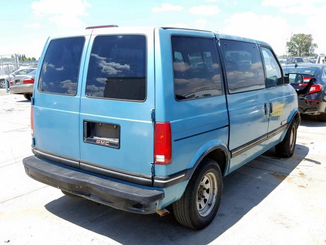 1GKDM15Z2RB552043 - 1994 GMC SAFARI TURQUOISE photo 4