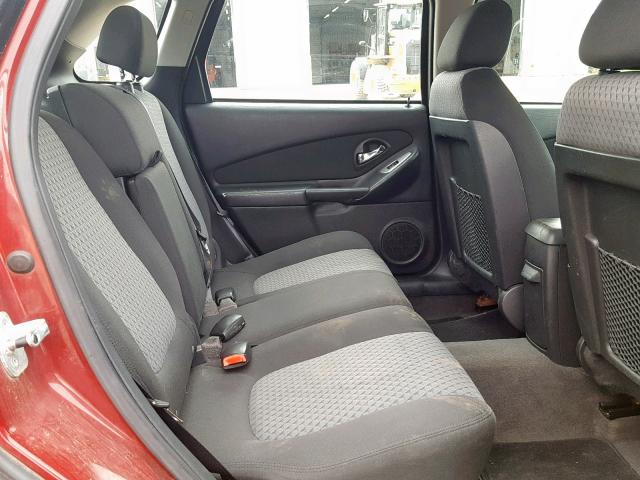 1G1ZT61806F185431 - 2006 CHEVROLET MALIBU MAX წითელი ფოტო 6