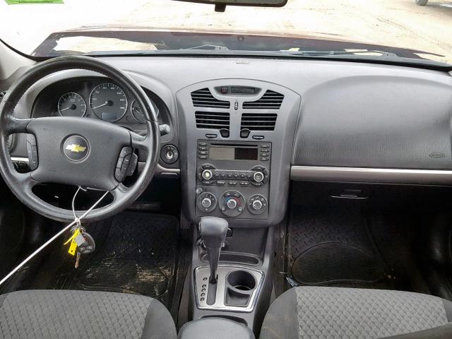 1G1ZT61806F185431 - 2006 CHEVROLET MALIBU MAX წითელი ფოტო 9