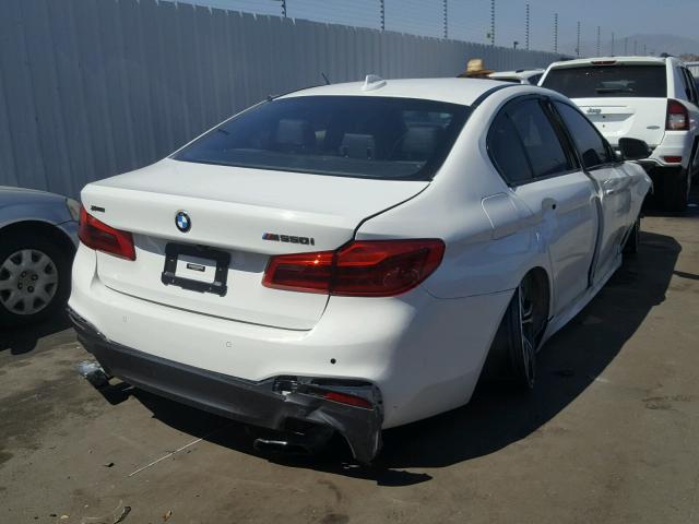 WBAJB9C52JB036723 - 2018 BMW M550XI WHITE photo 4