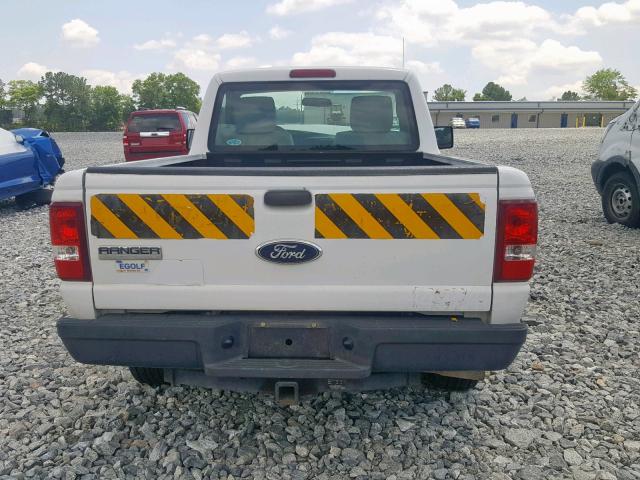 1FTKR1AD3BPA67773 - 2011 FORD RANGER WHITE photo 6