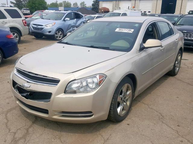 1G1ZC5EB2AF119911 - 2010 CHEVROLET MALIBU 1LT TAN photo 2