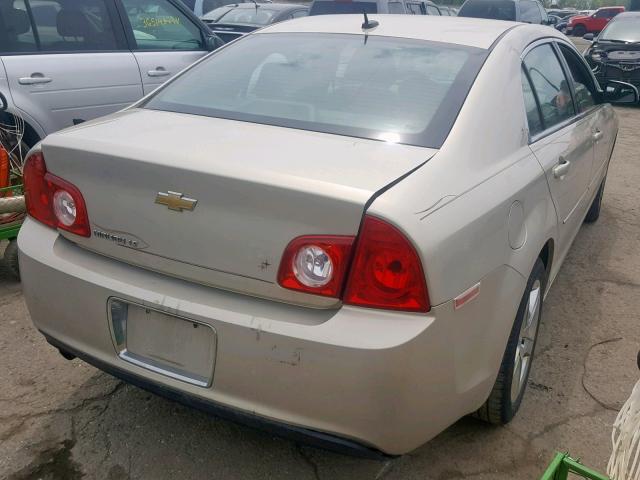 1G1ZC5EB2AF119911 - 2010 CHEVROLET MALIBU 1LT TAN photo 4
