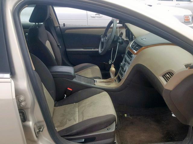 1G1ZC5EB2AF119911 - 2010 CHEVROLET MALIBU 1LT TAN photo 5