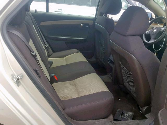 1G1ZC5EB2AF119911 - 2010 CHEVROLET MALIBU 1LT TAN photo 6