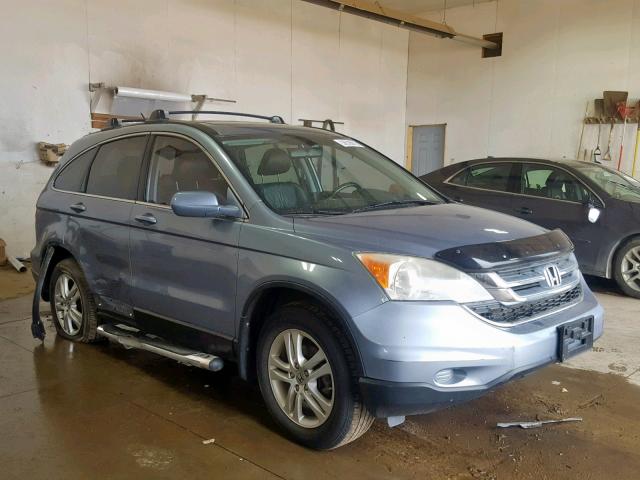 5J6RE4H79BL800969 - 2011 HONDA CR-V EXL BLUE photo 1