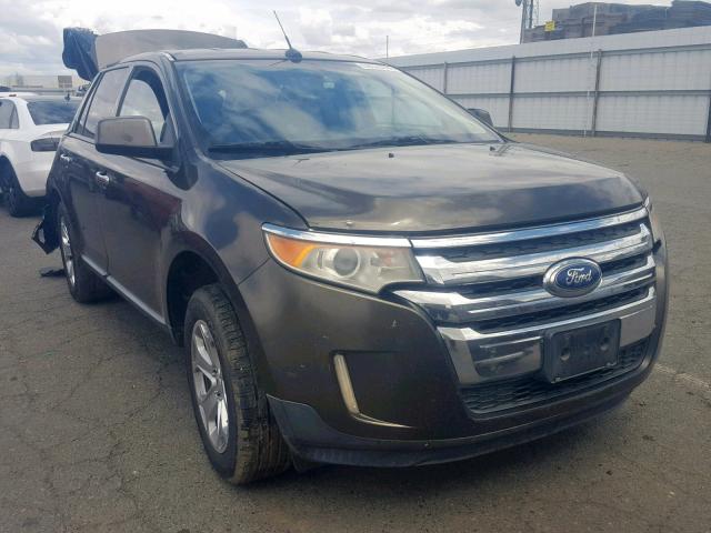 2FMDK3JC3BBA20360 - 2011 FORD EDGE SEL BROWN photo 1