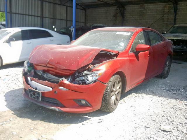 JM1GJ1W68E1123639 - 2014 MAZDA 6 GRAND TO BURGUNDY photo 2