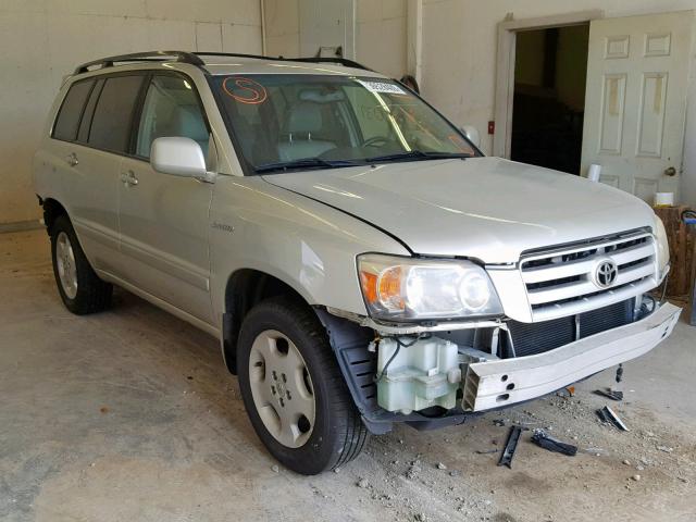 JTEEP21A540057929 - 2004 TOYOTA HIGHLANDER SILVER photo 1