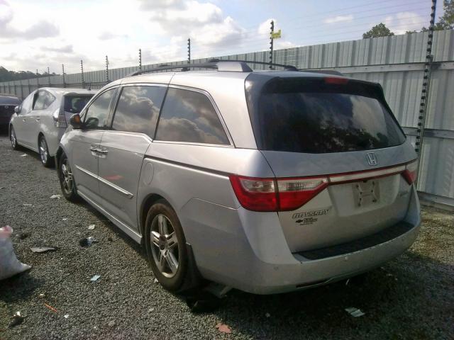 5FNRL5H92CB078381 - 2012 HONDA ODYSSEY TO SILVER photo 3