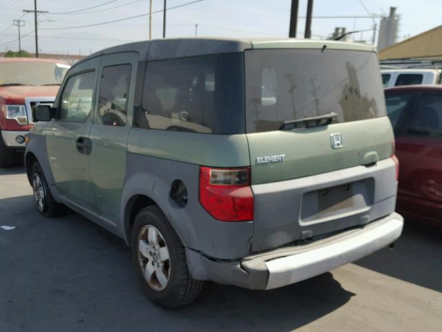 5J6YH18504L010026 - 2004 HONDA ELEMENT EX GREEN photo 3