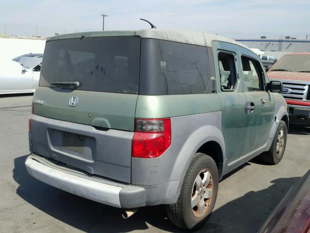 5J6YH18504L010026 - 2004 HONDA ELEMENT EX GREEN photo 4