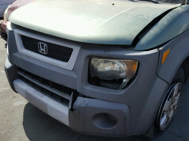 5J6YH18504L010026 - 2004 HONDA ELEMENT EX GREEN photo 9