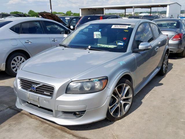 YV1MK672692151250 - 2009 VOLVO C30 T5 SILVER photo 2