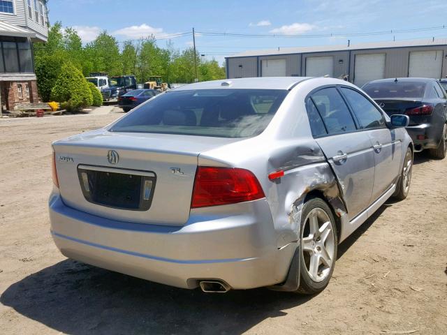 19UUA66256A031954 - 2006 ACURA 3.2TL SILVER photo 4