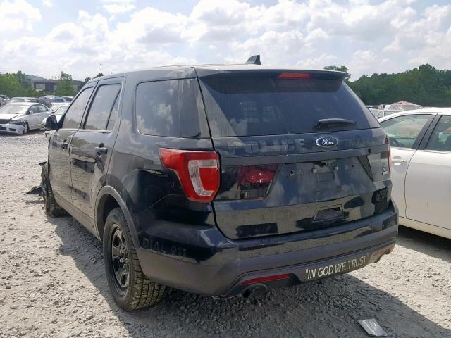 1FM5K8AR4GGA46780 - 2016 FORD EXPLORER P BLACK photo 3