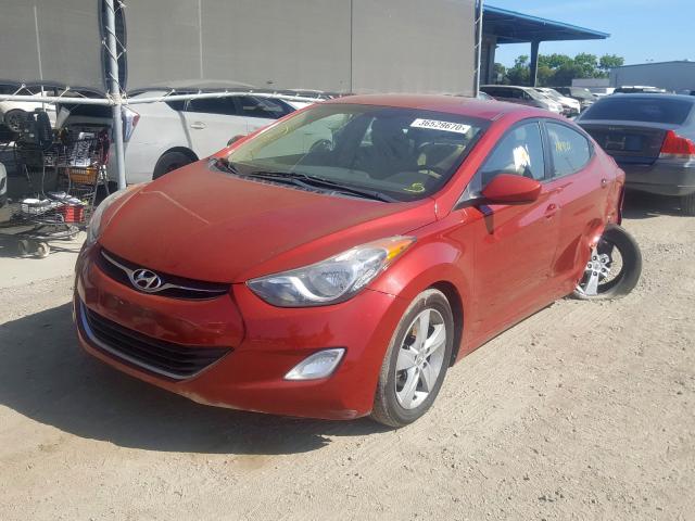 KMHDH4AE2DU527303 - 2013 HYUNDAI ELANTRA GLS  photo 2