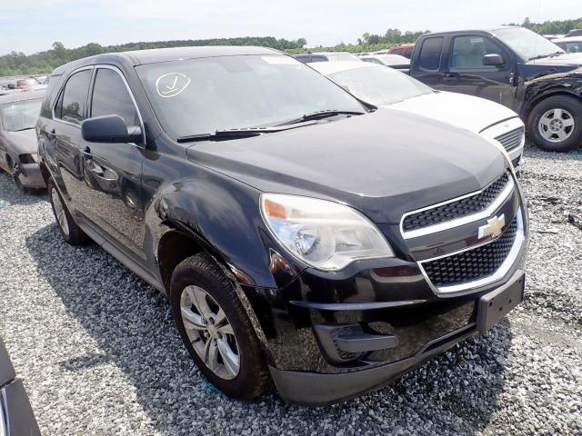 2GNALBEK0C1146304 - 2012 CHEVROLET EQUINOX LS BLACK photo 1