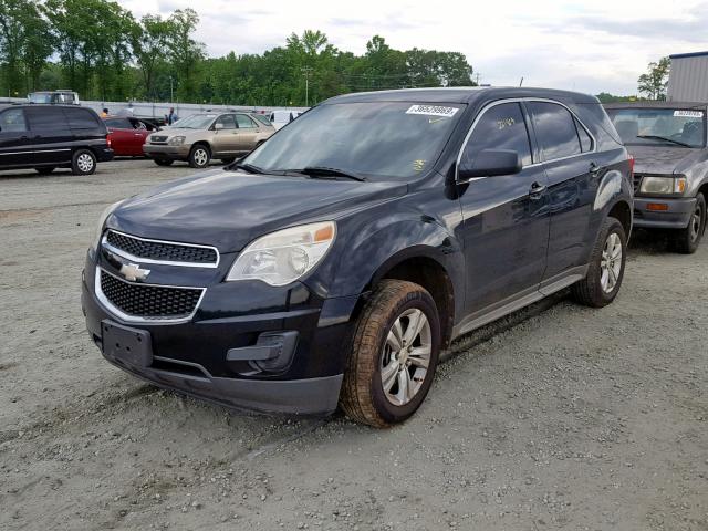 2GNALBEK0C1146304 - 2012 CHEVROLET EQUINOX LS BLACK photo 2