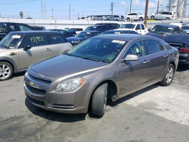 1G1ZC5E09CF114304 - 2012 CHEVROLET MALIBU 1LT GRAY photo 2