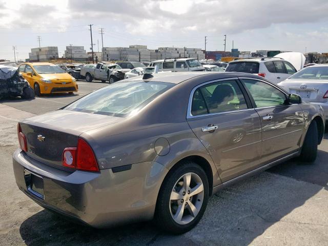 1G1ZC5E09CF114304 - 2012 CHEVROLET MALIBU 1LT GRAY photo 4