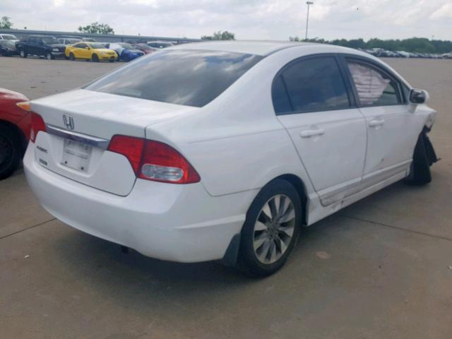 2HGFA1F98BH523348 - 2011 HONDA CIVIC EXL WHITE photo 4