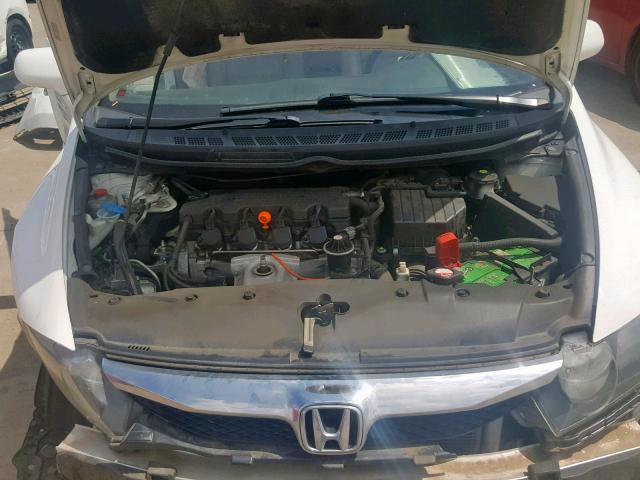 2HGFA1F98BH523348 - 2011 HONDA CIVIC EXL WHITE photo 7