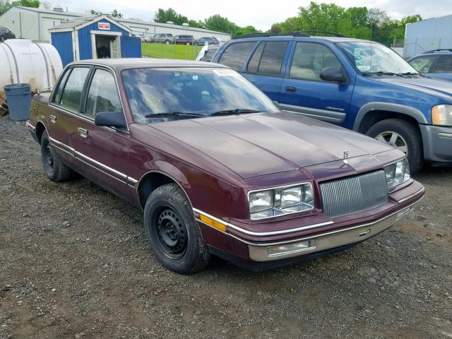 1G4NC54U1JM041301 - 1988 BUICK SKYLARK CU MAROON photo 1