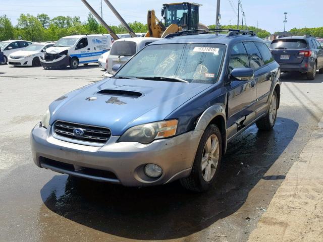 4S4BP67C054343152 - 2005 SUBARU LEGACY OUT BLUE photo 2