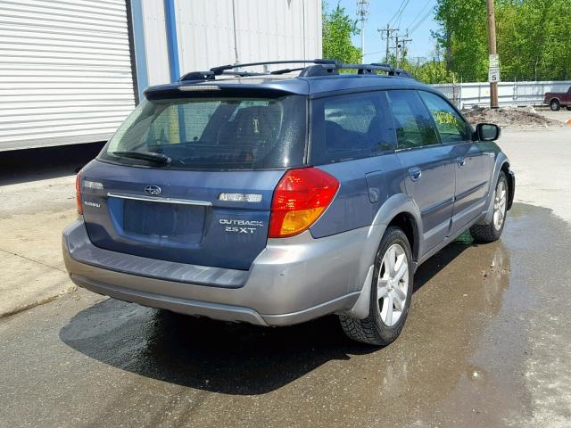 4S4BP67C054343152 - 2005 SUBARU LEGACY OUT BLUE photo 4