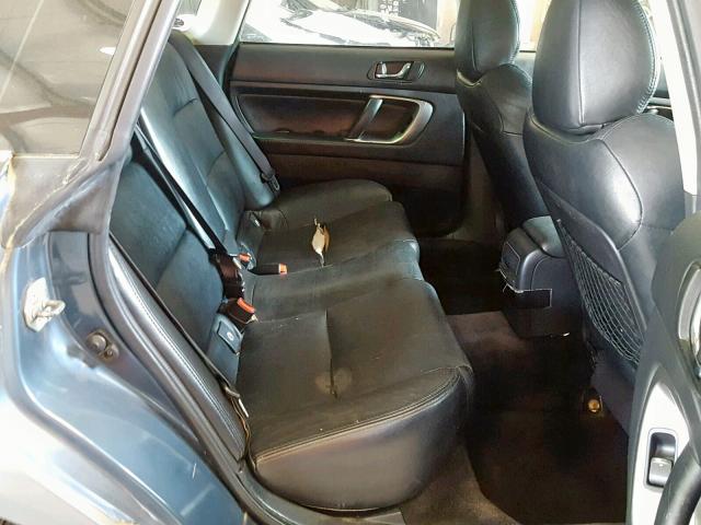 4S4BP67C054343152 - 2005 SUBARU LEGACY OUT BLUE photo 6