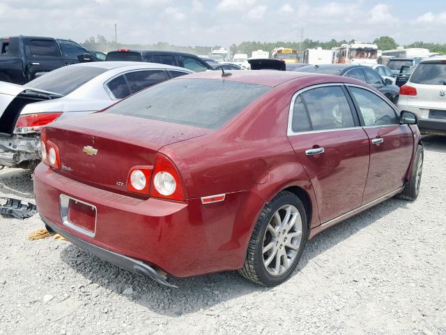 1G1ZK57748F233253 - 2008 CHEVROLET MALIBU LTZ ბურგუნდია ფოტო 4