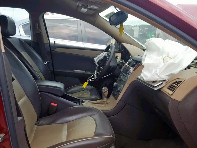 1G1ZK57748F233253 - 2008 CHEVROLET MALIBU LTZ ბურგუნდია ფოტო 5