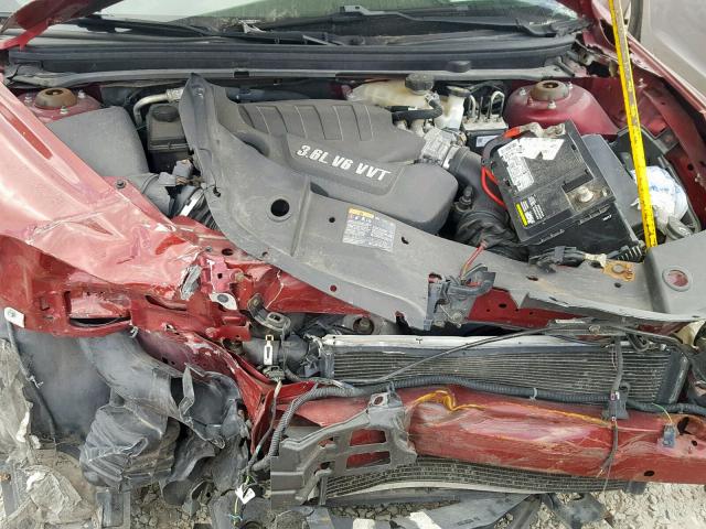 1G1ZK57748F233253 - 2008 CHEVROLET MALIBU LTZ ბურგუნდია ფოტო 7