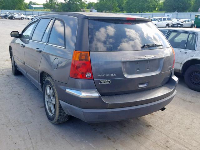 2C8GF68414R550437 - 2004 CHRYSLER PACIFICA GRAY photo 3