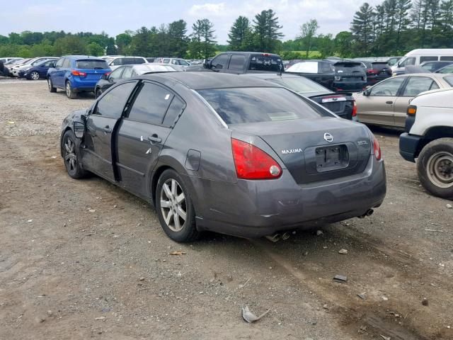 1N4BA41E14C925713 - 2004 NISSAN MAXIMA SE GRAY photo 3